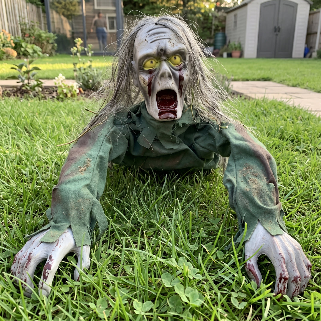 Voice-Controlled Crawling Zombie