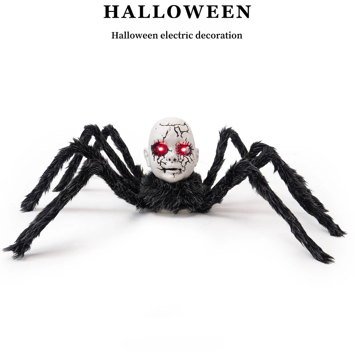 Creepy Doll-Face Walking Spider