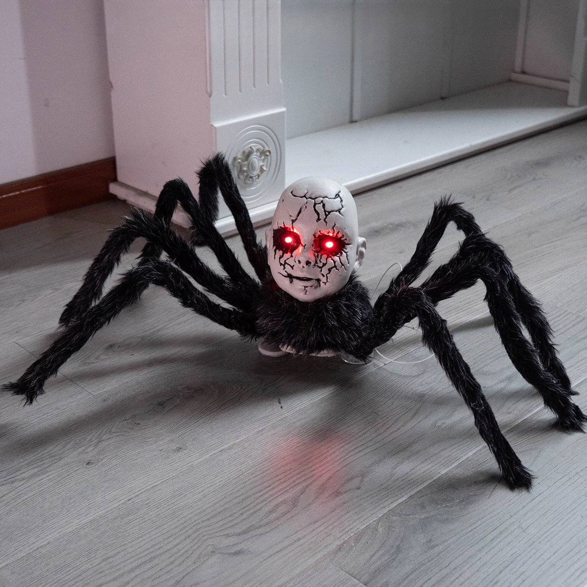 Creepy Doll-Face Walking Spider